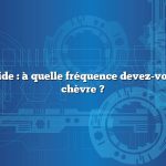 Réponse rapide : à quelle fréquence devez-vous traire une chèvre ?